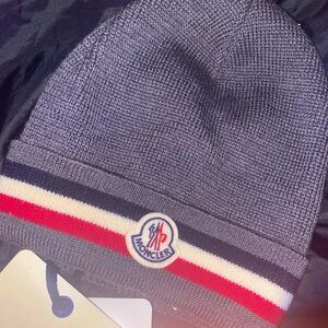 Moncler hat and scarf